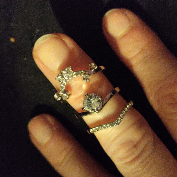 Wedding ring set - Picture 2 of 7